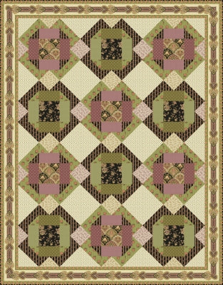 Victorian Blooms Quilt TWW-0333e - Downloadable Pattern