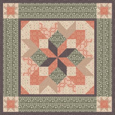 Late Bloomer Quilt TWW-0377Re - Downloadable Pattern