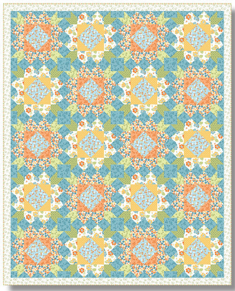 Oxford Gardens Quilt TWW-0539e - Downloadable Pattern