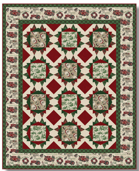 Vintage Holiday Quilt TWW-0609e - Downloadable Pattern