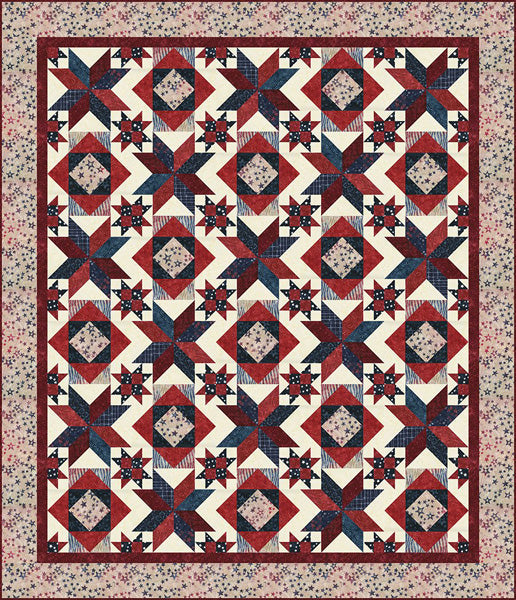Stars of Honor Quilt TWW-0612e - Downloadable Pattern