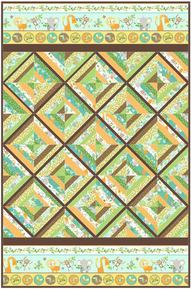 Swingin' Along Quilt Pattern UCQ-P61 - Paper Pattern