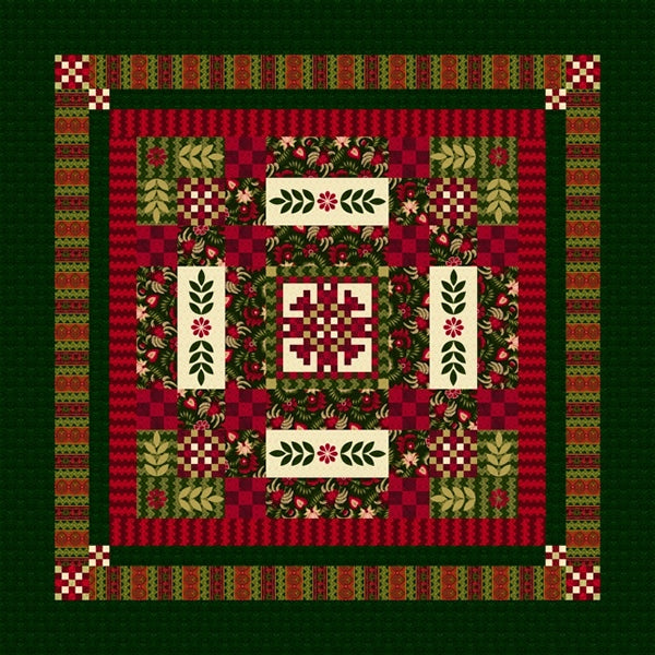 A Christmas Heirloom Quilt Pattern YF-113 - Paper Pattern
