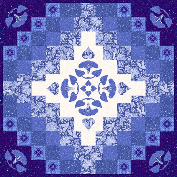 Heavenly Blues Quilt Pattern YF-118 - Paper Pattern